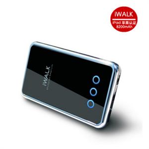 三星p1000外置电池 移动电源 可开机充电 iwalk8200 魔镜黑