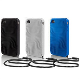 贝尔金Belkin iPhone 4G 加强防滑TPU保护套（附手绳）白色