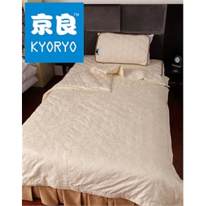 京良outlast恒温空调纤维儿童床上用品三件套120X200床日本原单