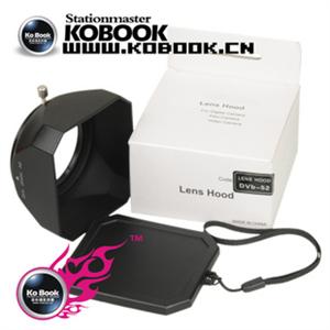 美侬 DVb-52mm 卡口 摄像机DV方形遮光罩 带镜头盖 (黑色)