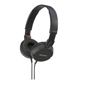 索尼 MDR-ZX100 头戴耳机DJ耳机黑色送耳机延长线+鱼骨全国包邮