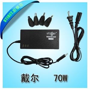 斯泰克 超薄 笔记本 电源 适配器 戴尔DELL 电脑 20V/3.5A/70W
