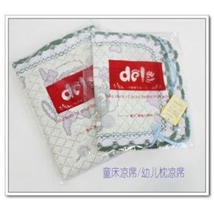 蒂乐纳米亚草童床凉席+凉枕席/正面压光/背面防滑设计 DL333+313T