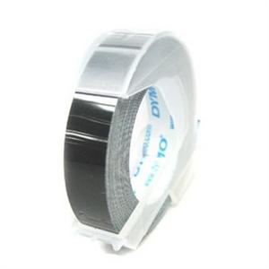 DYMO 9mm*3m 亮光黑色 手动标签带 手动标签机耗材