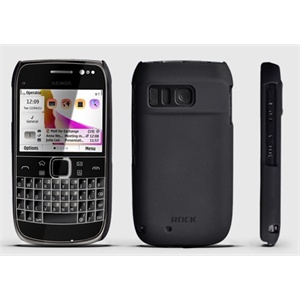 诺基亚/NOKIA E6手机套 保护套 裸壳 背壳 后壳 ROCK/洛克 黑色