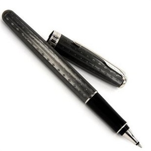 Parker/派克08卓尔碳黑白夹宝珠笔/签字笔 派克签字笔
