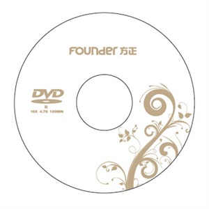 【当当销售配送】方正 DVD-R（10片） 桶装刻录光盘 A级盘面 超稳定