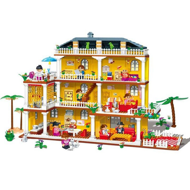 【邦宝 拼插积木 儿童益智教玩具 小颗粒 我爱我