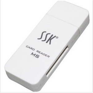 SSK飚王 闪灵系列 闪灵MS SCRS055 读卡器 USB2.0 直读MS