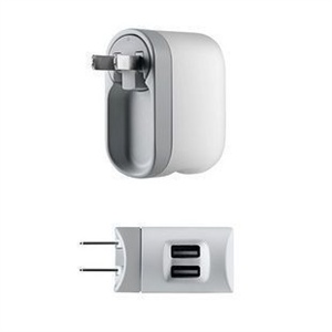 贝尔金 双USB旋转插头充电器(iPod/iPhone) F8Z240zh