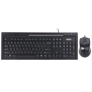 微星（msi ）MK-9232 蓝影 键鼠套装（黑色）