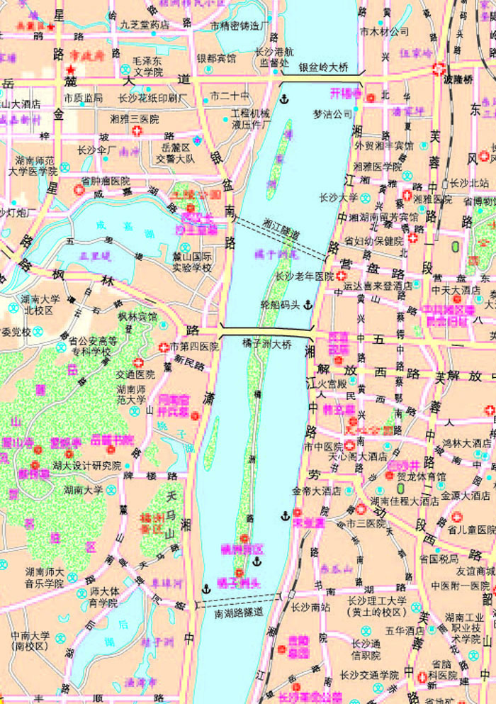 主体为湖南各地市大比例尺公路交通详图及公路里程,可为湖南省内及图片