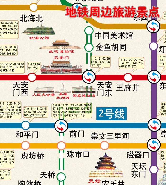 [全新正版包邮]2015北京地铁出行导航\/中国地图