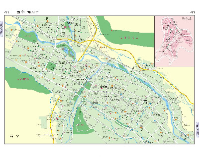 虹书店】中国分省系列地图册:青海省地图册(一
