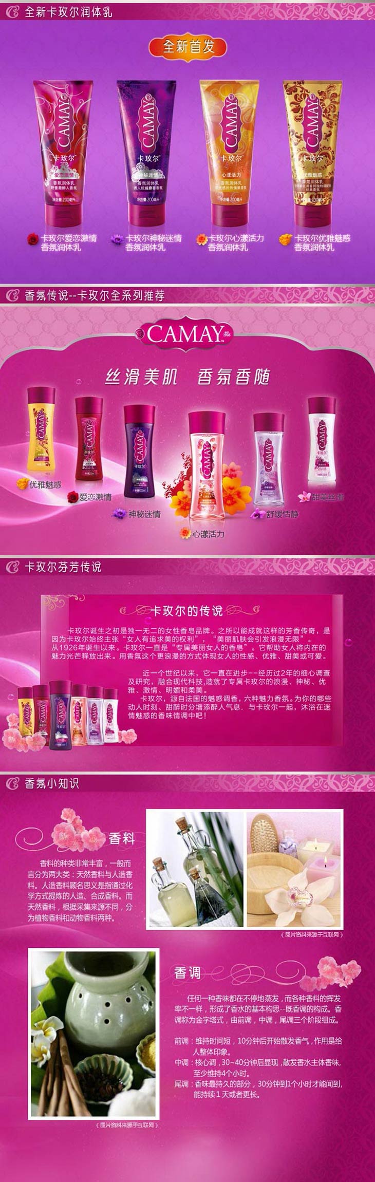 [当当自营]卡玫尔 舒缓恬静香氛沐浴露400毫升宝洁商品用券立减10元