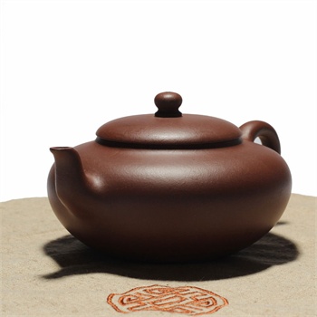 茗臣尚品 宜兴紫砂壶茶壶茶具 许法良老师手工制作 立言壶 原矿底槽清