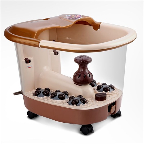 朗悦 电动按摩足浴盆ly-813 双电动滚轮 足浴器 洗脚盆