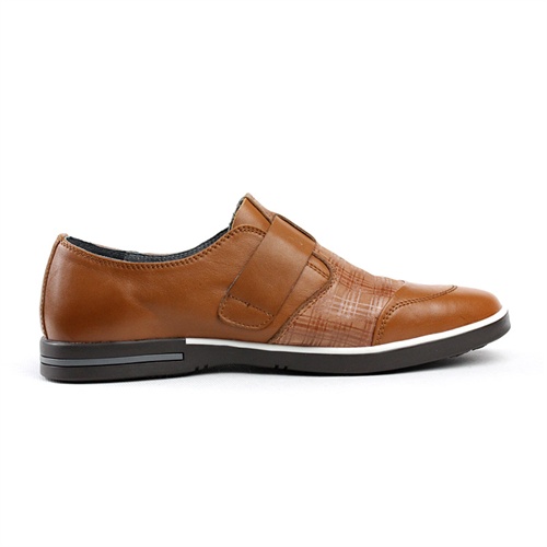 maigao麦高 春季新品户外男鞋 搭扣软面皮压花牛皮日常休闲鞋9388