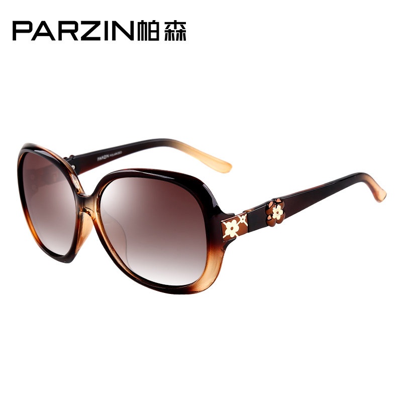 【parzin/帕森眼镜】2014新款帕森正品眼镜 复古大框墨镜太阳镜 女士