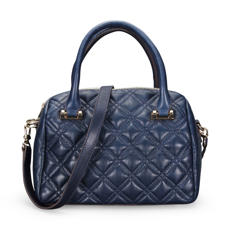 莱尔斯丹 斜挎手提两用牛皮革女包saunda4th6797b_蓝色牛皮革 nal,x