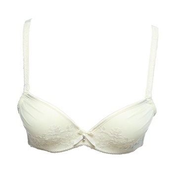 歌瑞尔 新款凝聚幸福性感聚拢两排扣女士文胸内衣_白色,80a