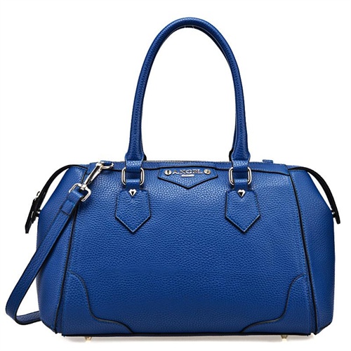 品欧美通勤女士多用包 手提单肩斜挎女包 枕头包波士顿包 130203_蓝色