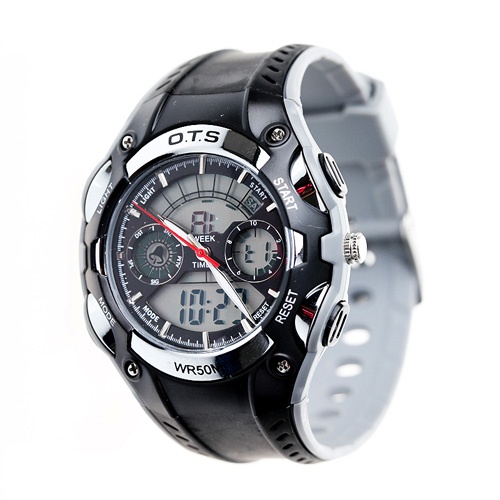 奥迪斯(ots)时尚简约 户外登山运动表 学生电子表 t8029g-手表眼镜