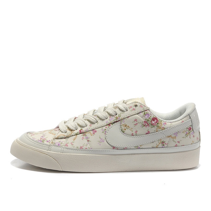 nike/耐克最新碎花女鞋时尚开拓者潮流休闲板鞋_帆白紫玫瑰,36