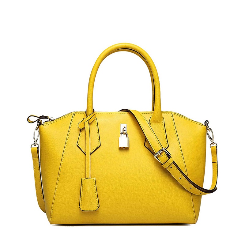 chloden 蔻丹2013新款包包欧美时尚十字纹牛皮手提单肩斜挎女包at0048