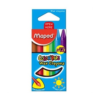 maped 马培德 12色彩色蜡笔