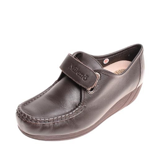 mileno米莲诺 健康保暖舒适妈妈鞋中老年人鞋大码真皮坡跟女单鞋m11