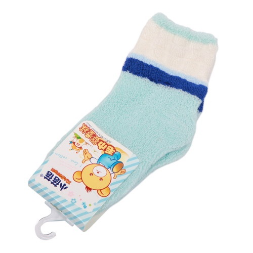 小蓓蓓 毛巾保暖松口婴童袜 2双装(颜色随机)1393