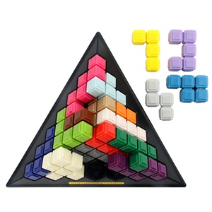 棋牌魔方 小乖蛋 奇妙智能金字塔0604 拼插 动手益智玩具支持货到付款
