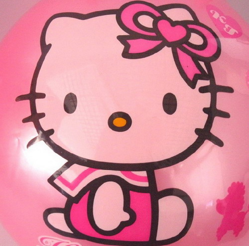 hello kitty 兒童手拎韻律球 hb4103-kc價格(怎麼樣)_易購diy玩具比價